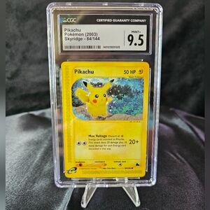 Vintage eReader Pikachu #84/144 Skyridge 2003 CGC 9.5 Mint+ Illus. Yuka Morii